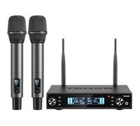 Système de micro sans fil TONOR TW550 Professionnel Rechargeable 2xUHF 80 m