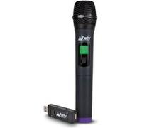 Système de microphone à main sans fil avec écran digital UHF via USB E