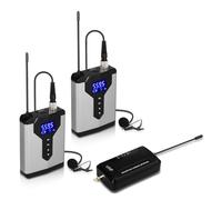 Système De Microphone À Revers Lavalier Sans Fil, Mini Micro De Coiffe De Tête Avec Émetteur For Enseignant Journaliste(Q7)