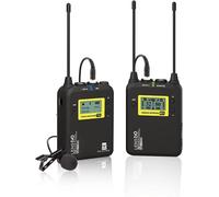 Système De Microphone Lavalier Sans Fil, Lwm-328C Micro Cravate Sans Fil Omnidirectionnel Uhf 99 Canaux Professionnel Avec 1 Émetteur & 1 Récepteur Pour Canon Nikon Dslr Camera Sma[YIN4186405]