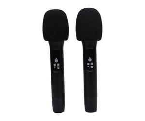 Système de Microphone Portatif sans Fil Bluetooth, Deux Micros de karaoké Rechargeables, Système de Suppression des Commentaires pour Le Divertissement de Fête à Domicile