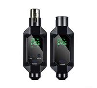 Système de microphone sans fil 2,4 G pour micros à condensateur dynamique, émetteur-récepteur en métal, kit audio 45 kHz (1 en 1)