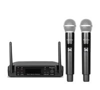 Système De Microphone Sans Fil À 2 Canaux Uhf,Système De Microphone Dynamique Karaoké Portable Depusheng T2 Pour Chant,Karaoké.T2-Au-Plug.