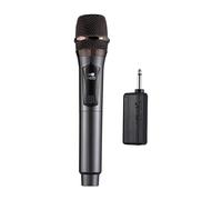 Système de microphone sans fil avec microphone portable anti-hurlement rechargeable pour home cinéma, karaoké, église, discours, fête de mariage, amplificateurs compatibles avec haut-parleur