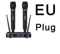 Système de microphone sans fil, double canal, fréquence UHF, connecteur EU 511 538 MHz