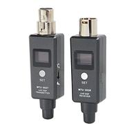 Système de Microphone sans Fil, émetteur et Récepteur sans Fil XLR, Système sans Fil de Microphone 2,4 GHz pour Microphone Dynamique, Mélangeur de Connexion et Haut-parleur Amplificateur