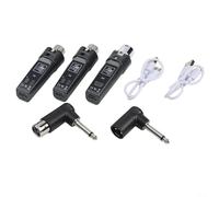 Système de microphone sans fil, émetteur récepteur 2,4 G pour guitare, basse, instrument dynamique, kit de conversion de micro Ha-NDheld (un et deux)
