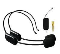 Système de Microphone sans Fil pour 2 Personnes, 2,4 G Double micros sans Fil, idéal pour Haut-parleurs, amplificateur de Voix, système de sonorisation, Enseignant, Guide Touristique, instructeur de