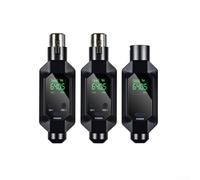 Système de microphone sans fil pour micros dynamiques - Convertisseur portable sans fil UHF avec faible latence signal stable pour PA, église, mariage, karaoké, réunion, enseignement, 10,5 cm (1 en 2)
