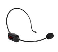 Système de microphone sans fil rechargeable, microphone mégaphone pour amplificateurs vocaux, transmission UHF pour un son haute fidélité, longue