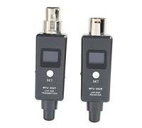 Système de Microphone sans Fil U3, émetteur et Récepteur XLR sans Fil 2.4G pour Microphone Dynamique, Mélangeur Audio, Système de Sonorisation, Appareil Photo Reflex Numérique, Batterie Intégrée