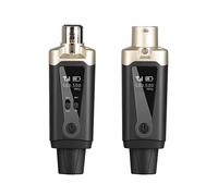 Système de Microphone sans fil UHF XLR, convertisseur de micro, transmetteur et récepteur pour Microphone dynamique A8, Transmission de réception de guitare black