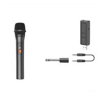 Système de microphone VHF sans fil à 2 canaux avec récepteur USB pour karaoké, discours, réunions, pour fête, église et école (1 micro)