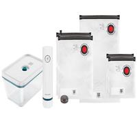 Systeme de mise sous vide Zwilling - 1022416 - Kit de demarrage de Mise sous Vide Fresh - Save, en Verre, 7 unites, La Mer