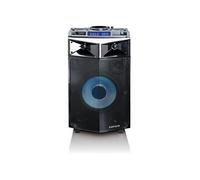 Système de mixage pa/dj haute puissance avec bluetooth, usb, batterie intégrée, microphone sans fil et lumières de fête