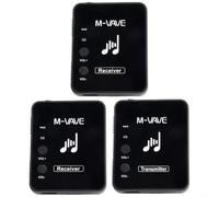Système de moniteur intra-auriculaire sans fil 2,4 G avec émetteur et récepteur, moniteur de scène rechargeable, faible latence sans fil, longue portée (1 tran 2 récepteurs)