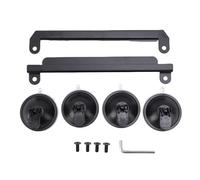 Système de montage à ventouse compatible avec mini antenne parabolique - Kit de support de toit ouvrant et de fenêtre de voiture avec matériel en acier allié et quatre ventouses