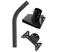 Système de montage d'antennes - Angles réglables - Pour tuyau de 4 cm - Revêtement résistant aux intempéries - Pour installation permanente - Support de montage au plafond