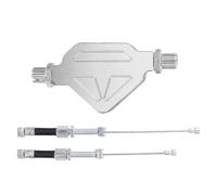 Système de moto - Remplacement de cascade de moto avec câble, d'aluminium facile à tirer, pour course de motocross, trail, trajet, cyclisme en plein air