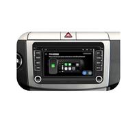 Système de Navigation Automobile Autoradio GPS CarPlay Compatible Wi-FI RDS FM et Bluetooth pour VW pour Golf pour Passat pour Polo pour Touran(4-64 Carplay)