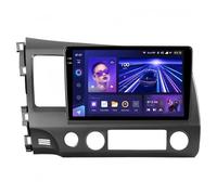 Système de Navigation Automobile Autoradio multimédia avec Lecteur vidéo, Navigation, stéréo GPS Android 10 pour Honda pour Civic 8 FK FN FD (2005-2012)(2K 128G L)