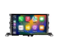 Système de Navigation Automobile Autoradio pour Toyota pour Highlander 2014-2019 avec CarPlay/Android Auto intégré,Android 13,4G et 64 Go pour RAM/ROM