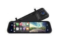 Système de Navigation Automobile Caméra embarquée CarPlay 4K à Double Objectif avec rétroviseur,enregistreur vidéo numérique DVR pour Voiture(1080P)