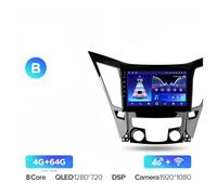 Système de Navigation Automobile pour Hyundai pour Sonata 6 YF 2009-2014 Lecteur multimédia pour Voiture Navigation Android sans 2din 2 Din d(Sonata CC2L 32G-B)