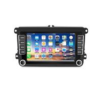 système de Navigation Autoradio GPS 7 Pouces Android 14 4G+64G Compatible pour Apple CarPlay pour VW pour Golf 5 et 6(4-64 Carplay AHD Cam)