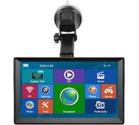 Système de navigation GPS 9 pouces pour voitures et camions, écran tactile HD, cartes Europe du Royaume-Uni, mises à jour à vie, guidage vocal, alertes radars, assistance de voie