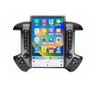 système de Navigation GPS pour Voiture Auto Android pour Chevrolet Silverado et pour GMC pour Sierra (2014-2019) - Système stéréo de Remplacement Écran(Carbon Fibre)