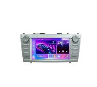 Système de Navigation vidéo par Satellite monté su Autoradio pour Toyota pour Camry 2006-2011 avec écran Tactile HD 8 Pouces, Compatible CarPlay et Navigation GPS(4G4-64GBCAM)