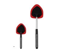 Système de Nettoyage de Vitres Ensemble de brosses de nettoyage de pare-brise de voiture, nettoyeur de vitres télescopique en microfibre, brume de grattage, 2026 Pompe Lave Glace(Red-1PCS)