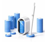 Système de Nettoyage des Toilettes, Comprenant 40 Paquets de Remplacement, Un Ensemble de bâtons de Nettoyage for Toilettes, for Un Nettoyage en Profondeur des Toilettes de la Salle de Bain.