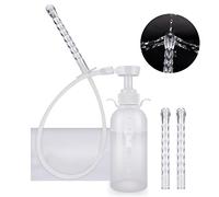 Système De Nettoyage Vaginal Réutilisable, Kit De Nettoyant Vaginal De 300ml, Douche Vaginale Pour Femmes, Douche Anale Manuelle Pour Hommes Avec 3 Embouts De Buse, Convient Aux Hommes Et Aux Femmes