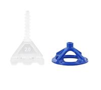 Système de nivellement carreaux en spirale, clips, entretoises, sangles, cale for pose, fixation au mur et sol, outils construction pour Rénovation(Blue2 400Pcs,3.0mm)