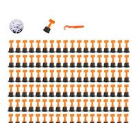 Système de nivellement carrelage 402 pièces for la pose, cales niveau, entretoises d'alignement for niveleur, localisateur, pinces, sol, mur pour Rénovation