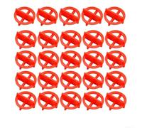 Système de nivellement de carrelage - 100 clips d'espacement pour carrelage en céramique, pierre, sol et mur - Kit d'outils professionnels de 1,5 mm à 3 mm (rouge 2 mm)