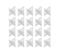 Système de nivellement de carrelage 100 clips d'espacement pour salle de bain, cuisine, sol, mur, 1 mm, 2 mm, 3 mm d'épaisseur, design en plastique antidérapant (100 pièces de 1 mm)