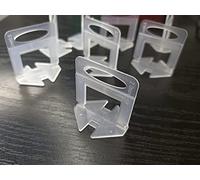 Système de nivellement de carrelage 2 mm 600 pièces pour installation professionnelle Clips de nivellement de carrelage en céramique et en pierre, entretoises de carrelage uniquement