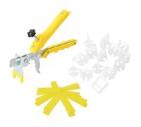 vidaXL Système de nivellement de carrelage, Kit 250 cales 500 clips, 1,5 mm