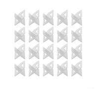 Système de nivellement de carrelage avec 100 clips d'espacement, cales en plastique réutilisables en forme de T pour écart entre le sol et les murs, tailles 1 mm, 1,5 mm, 2 mm, 3 mm, bleu (100 pièces