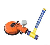 Système de nivellement de carrelage avec entretoise octogonale et poignée sous vide pour minimiser les lèvres dans les installations résidentielles (B)