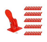 Système de nivellement de carrelage | Système de nivellement réutilisable | Clips de nivellement réglables | Niveleur de carrelage de sol remplaçables pour céramique et carrelage