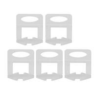 Système de nivellement des carreaux 100pcs | Clips de base de 0,5 mm pour le murs et le carrelage du sol | Élimine les lignes de coulis lippage et inégale | Outil d'installation