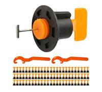 Système de nivellement pour carrelage, 100 paquets, pour joints de 1,5-8 mm de largeur et carreaux de 3-17 mm d'épaisseur, aide à la pose, aide au montage des joints