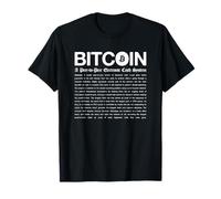 Système de paiement électronique Peer-to-Peer Bitcoin (Livre Blanc BTC) T-Shirt