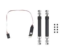 Système De Panneau De Commande D'Éclairage Led, 1x, 2 Pièces, Arbre D'Entraînement Cvd, 110-160mm Pour Axial Scx10 90046 Traxxas Trx4, Noir