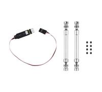 Système De Panneau De Commande D'Éclairage Led, 1x Interrupteur, 2 Pièces, Arbre D'Entraînement Cvd, 110-160mm Pour Axial Scx10 90046 Traxxas Trx4, Argent