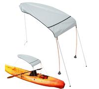 Système de pare-soleil pour kayak - Parapluie de canoë pliable pour bateau | Auvent de plage montable, abri de plage en tissu imperméable pour les aventures en plein air, les journées de pêche en